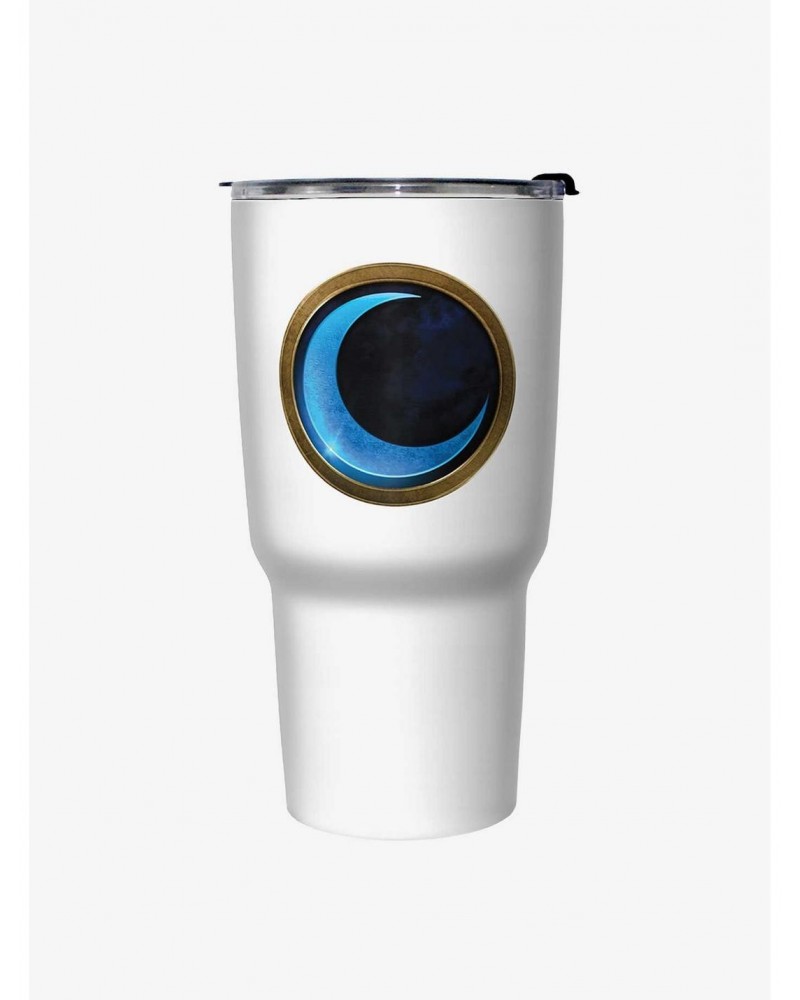 Marvel Moon Knight Moon Icon Travel Mug $8.37 Mugs