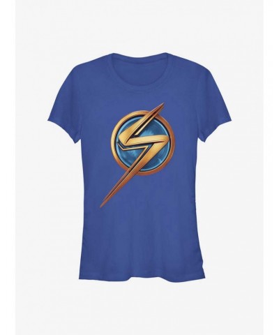 Marvel Ms. Marvel Logo Icon Girls T-Shirt $7.17 T-Shirts