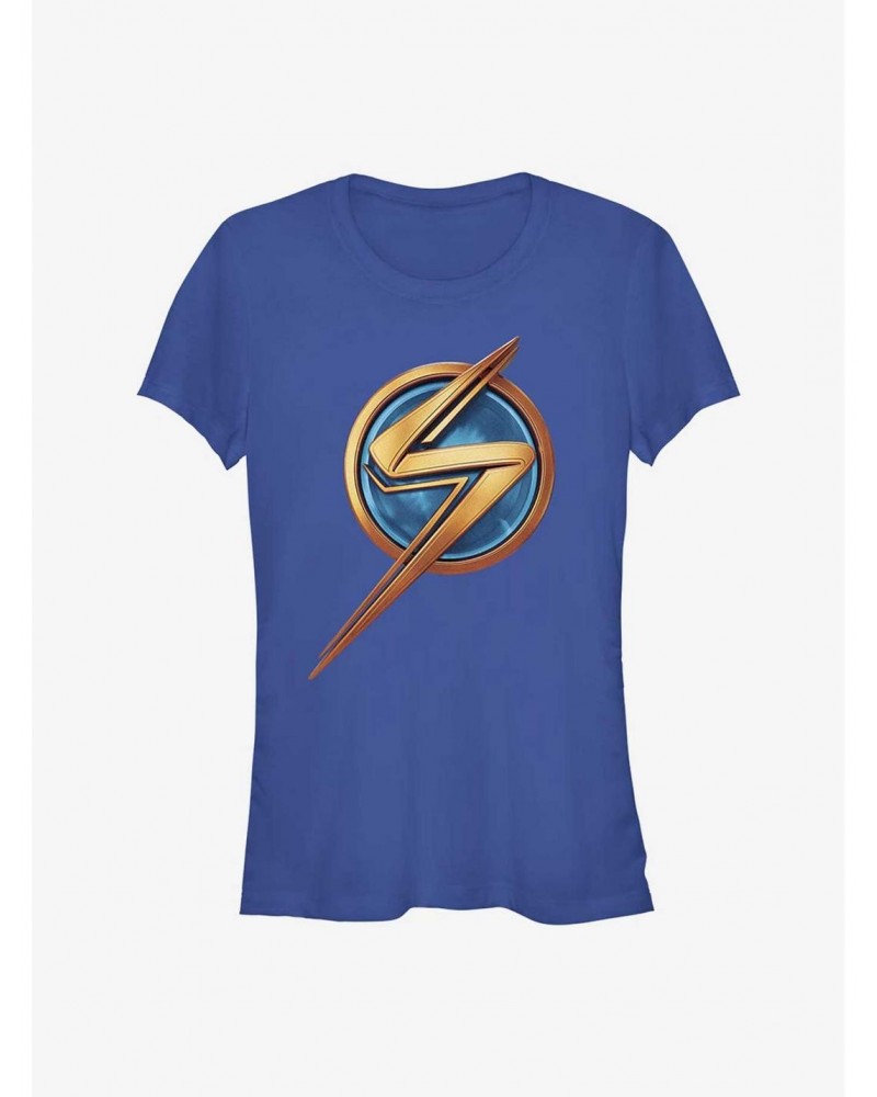 Marvel Ms. Marvel Logo Icon Girls T-Shirt $7.17 T-Shirts