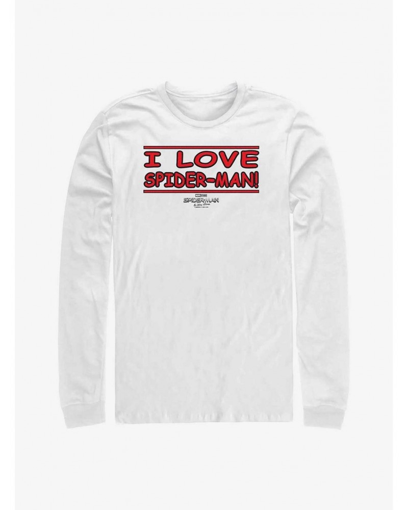 Marvel Spider-Man: No Way Home Spidey Love Long-Sleeve T-Shirt $8.95 T-Shirts