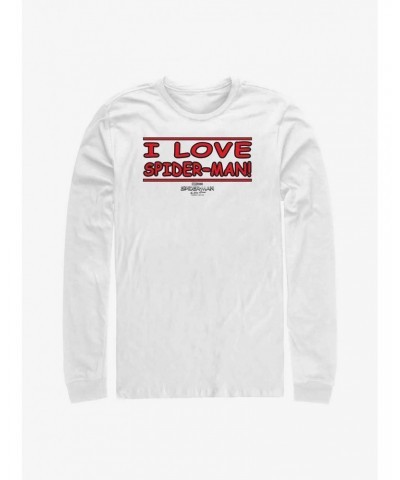 Marvel Spider-Man: No Way Home Spidey Love Long-Sleeve T-Shirt $8.95 T-Shirts