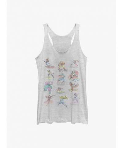 Marvel Avengers Character Chart Girls Tank $7.04 Tanks