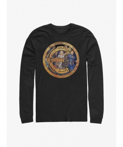 Marvel Eternals Badge Group Shot Long-Sleeve T-Shirt $11.58 T-Shirts