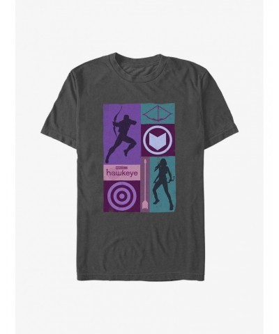 Marvel Hawkeye Icon Boxes T-Shirt $6.69 T-Shirts