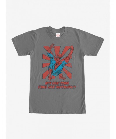 Marvel Spider-Man Great Power T-Shirt $9.18 T-Shirts