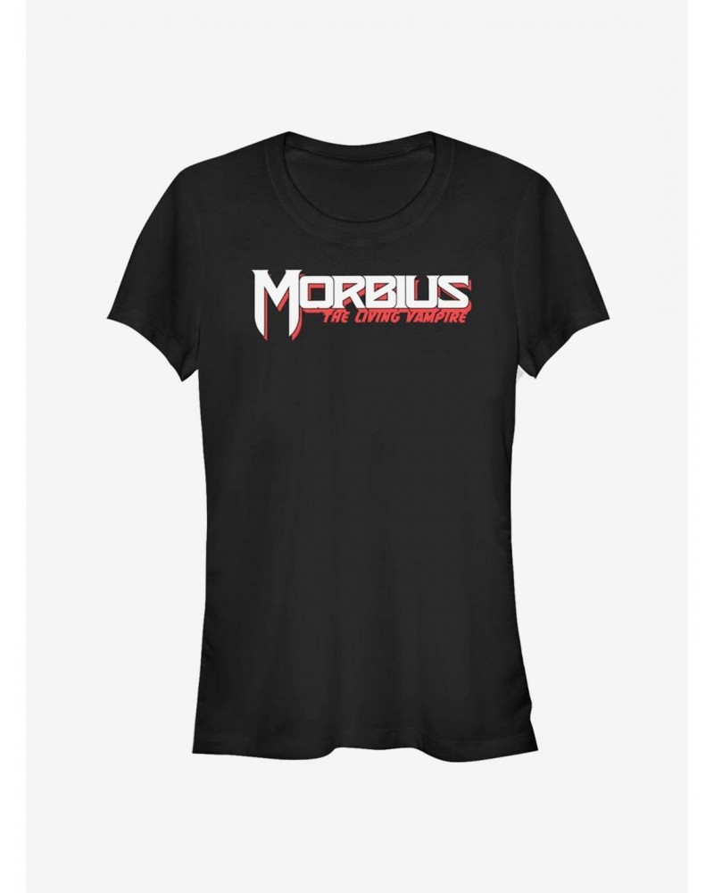 Marvel Morbius The Living Vampire Title Girls T-Shirt $6.97 Merchandises