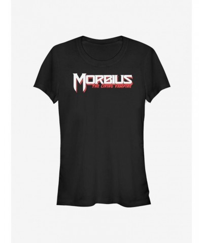 Marvel Morbius The Living Vampire Title Girls T-Shirt $6.97 Merchandises