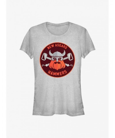 Marvel Thor: Love and Thunder Hammers Badge Girls T-Shirt $9.76 T-Shirts