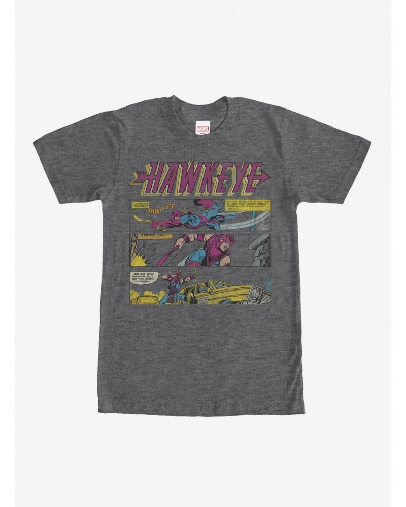 Marvel Hawkeye Comic Book Panels T-Shirt $6.50 T-Shirts