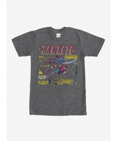 Marvel Hawkeye Comic Book Panels T-Shirt $6.50 T-Shirts