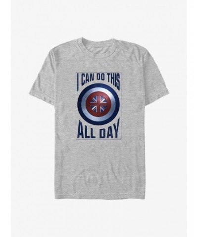 Marvel Doctor Strange in the Multiverse of Madness Captain Britain I Can Do This All Day Big & Tall T-Shirt $7.42 T-Shirts