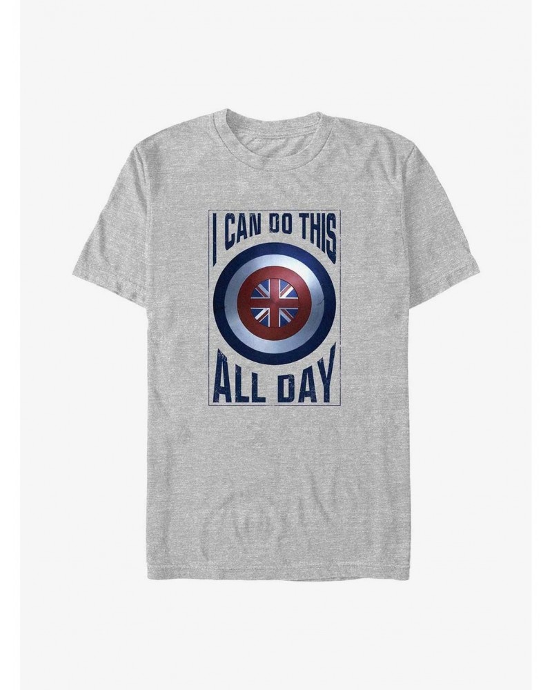 Marvel Doctor Strange in the Multiverse of Madness Captain Britain I Can Do This All Day Big & Tall T-Shirt $7.42 T-Shirts