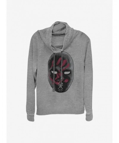 Marvel The Falcon And The Winter Soldier Flag Smashers Mask Cowlneck Long-Sleeve Girls Top $13.65 Tops