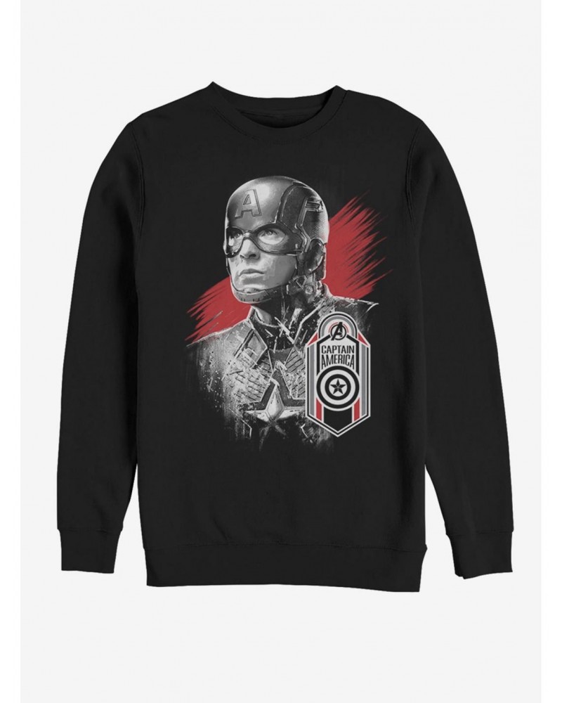 Marvel Avengers: Endgame Captain America Tag Sweatshirt $11.51 Sweatshirts