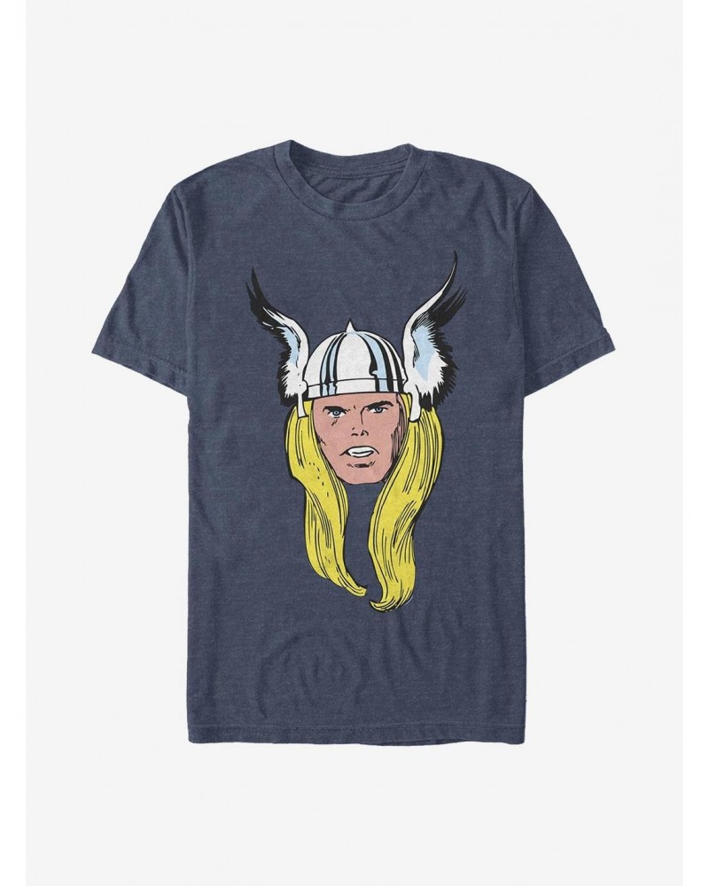 Marvel Thor Cartoon Head T-Shirt $8.41 T-Shirts