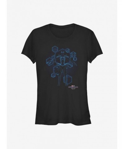 Marvel Spider-Man Blue Print Ready Girls T-Shirt $7.37 T-Shirts