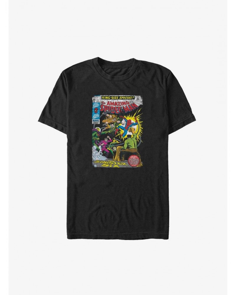 Marvel Spider-Man Sinister Six Comic Cover Big & Tall T-Shirt $8.85 T-Shirts