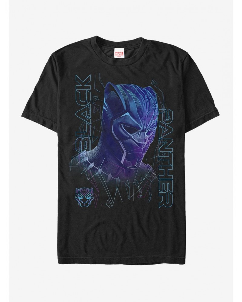 Marvel Black Panther 2018 3D Pattern T-Shirt $6.69 T-Shirts