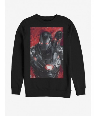 Marvel Avengers: Endgame War Machine Painted Sweatshirt $10.04 Sweatshirts