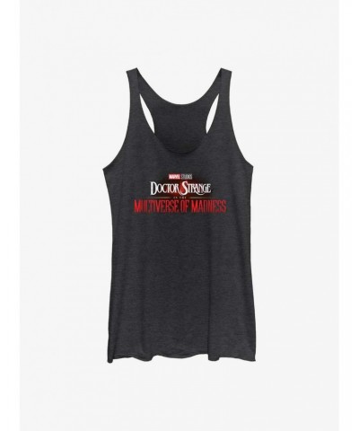 Marvel Doctor Strange In The Multiverse of Madness Logo Girls Tank $9.53 Tanks