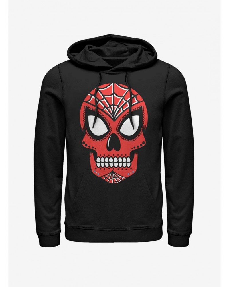 Marvel Spider-Man Sugar Skull Hoodie $15.09 Hoodies