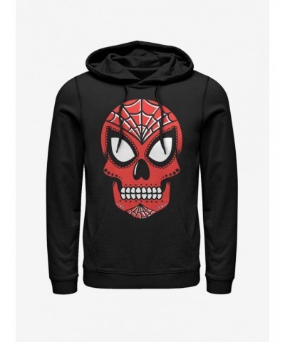 Marvel Spider-Man Sugar Skull Hoodie $15.09 Hoodies