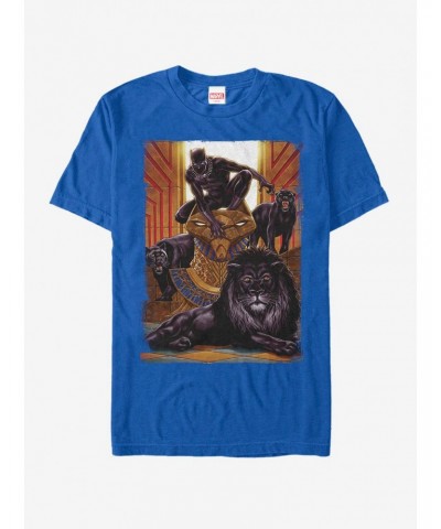 Marvel Black Panther Jungle Cats T-Shirt $7.27 T-Shirts