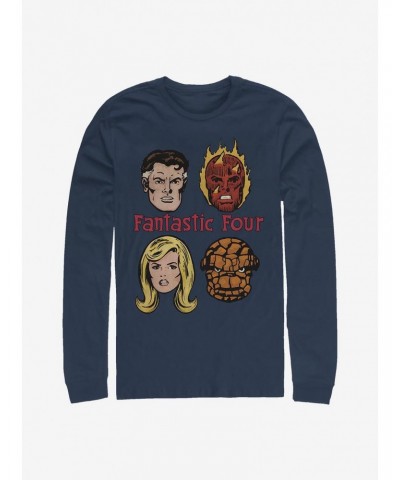 Marvel Fantastic Four Fantastic Four Long-Sleeve T-Shirt $8.95 T-Shirts