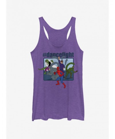 Marvel Spider-Man Dance Fight Girls Tank $6.42 Tanks