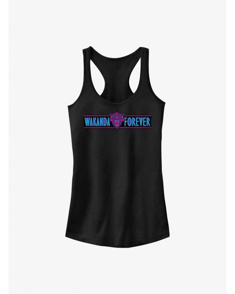 Marvel Black Panther: Wakanda Forever Roaring Panther Logo Girls Tank $7.17 Tanks