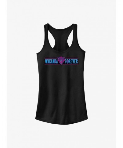 Marvel Black Panther: Wakanda Forever Roaring Panther Logo Girls Tank $7.17 Tanks