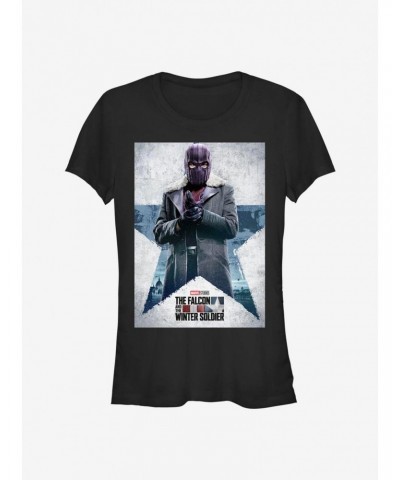 Marvel The Falcon And The Winter Soldier Zemo Poster Girls T-Shirt $8.96 T-Shirts