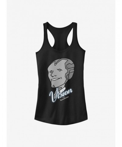 Marvel WandaVision Vision Grins Girls Tank $8.17 Tanks