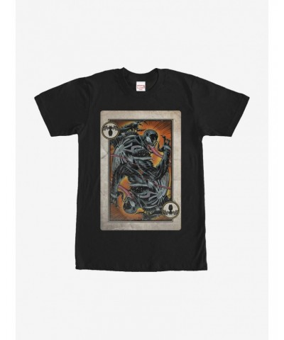 Marvel Venom Playing Card T-Shirt $7.46 T-Shirts