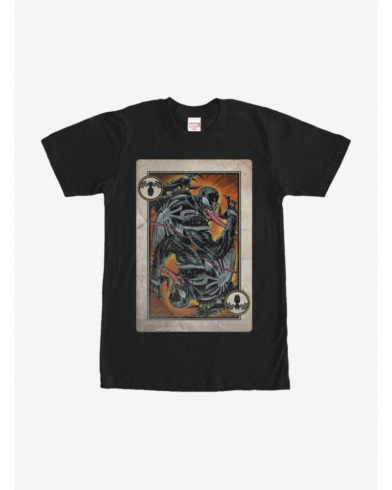 Marvel Venom Playing Card T-Shirt $7.46 T-Shirts