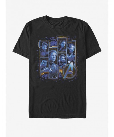 Marvel Avengers: Endgame Blue Box Up T-Shirt $7.07 T-Shirts