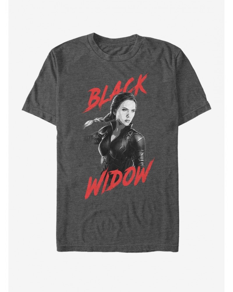 Marvel Avengers: Endgame High Contrast Widow T-Shirt $9.37 T-Shirts