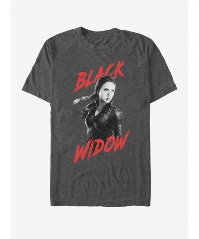 Marvel Avengers: Endgame High Contrast Widow T-Shirt $9.37 T-Shirts