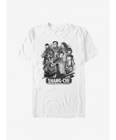 Marvel Shang-Chi And The Legend Of The Ten Rings Ink Group T-Shirt $7.84 T-Shirts