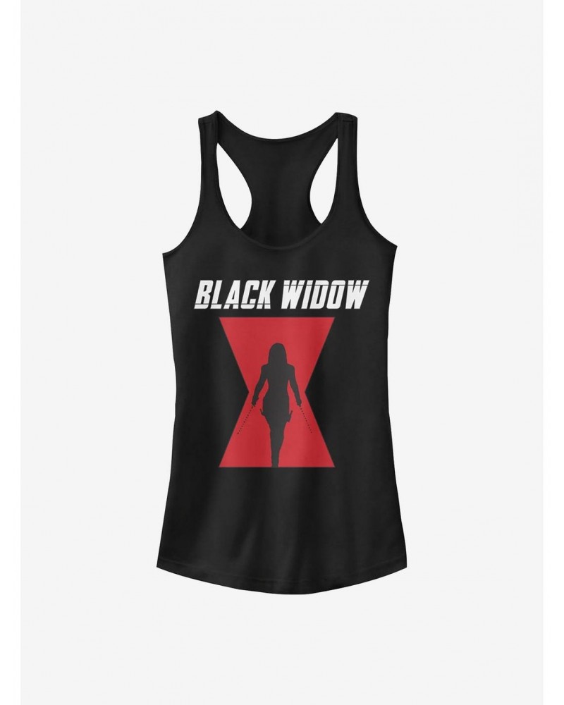 Marvel Black Widow Logo Girls Tank $9.96 Tanks