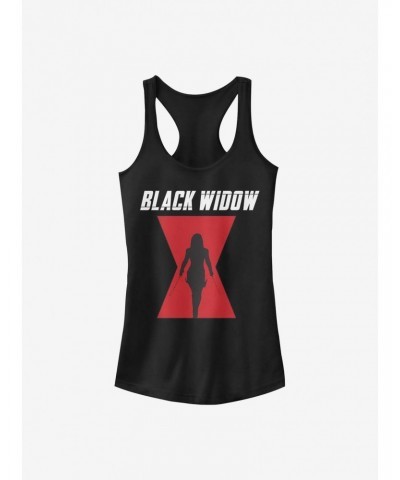 Marvel Black Widow Logo Girls Tank $9.96 Tanks