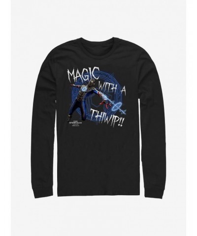 Marvel Spider-Man Magic With A Thiwip Long-Sleeve T-Shirt $8.69 T-Shirts