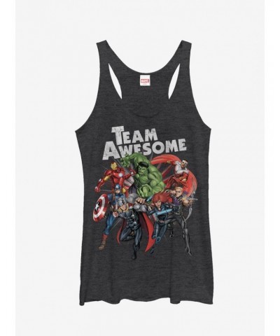 Marvel Avengers Team Awesome Girls Tanks $9.74 Tanks