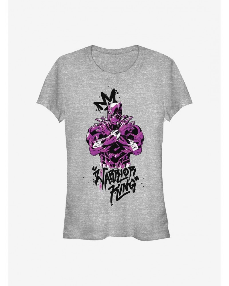 Marvel Black Panther Purple King Girls T-Shirt $6.97 T-Shirts